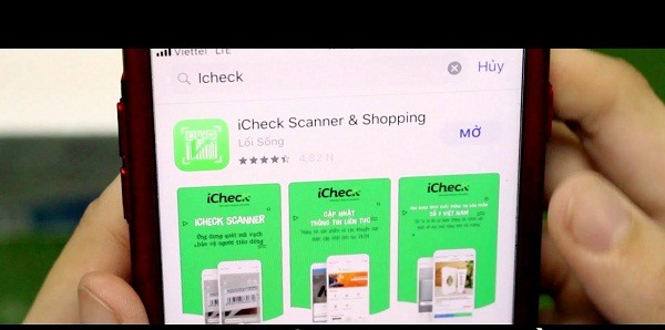Hướng dẫn tải ứng dụng iCheck Scanner