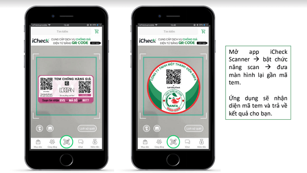 Quét mã QR hoặc nhắn tin Quét mã QR hoặc nhắn tin