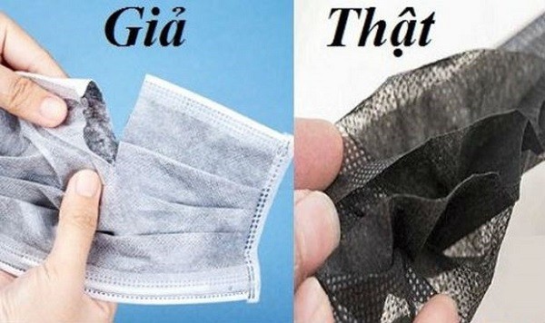 Khẩu trang y tế thật và giả Khẩu trang y tế thật và giả