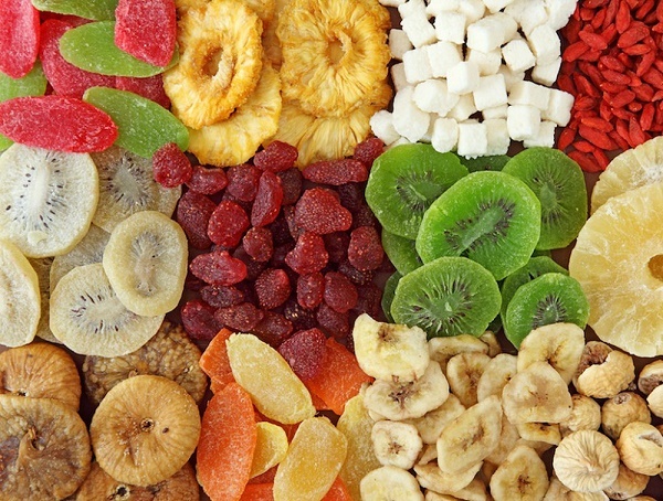 Hoa quả sấy nhiềm chì gây hại Hoa quả sấy nhiềm chì gây hại