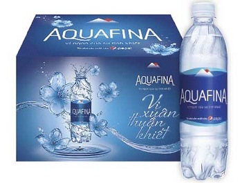 Lam the nao mua duoc nuoc khoang Aquafina chinh hang?