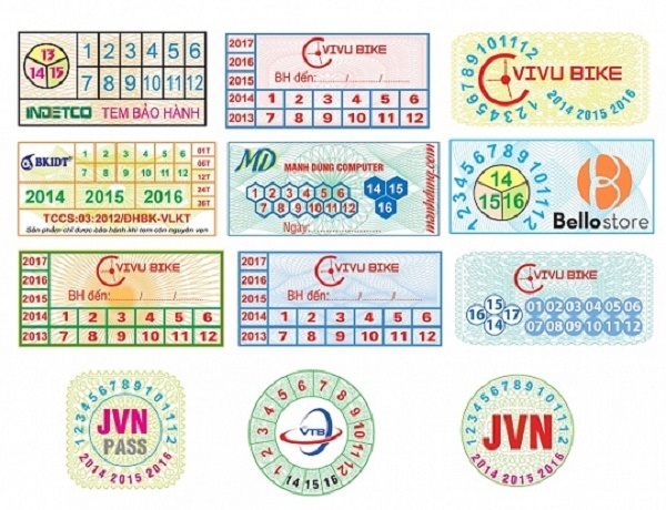 Tem bảo hành truyền thống