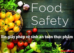 Thu tuc xin giay phep an toan thuc pham can nhung gi? 